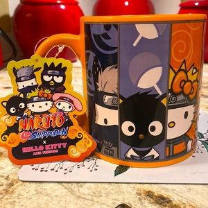 NWT Naruto x Hello Kitty Mug